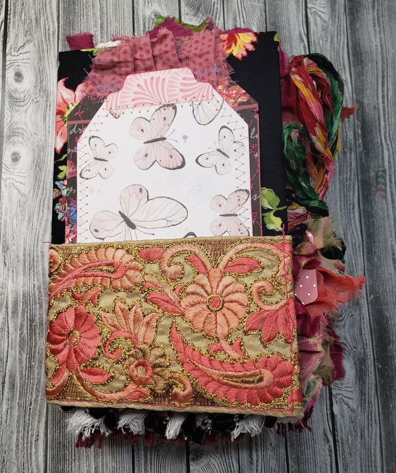 Black Floral Junk Journal