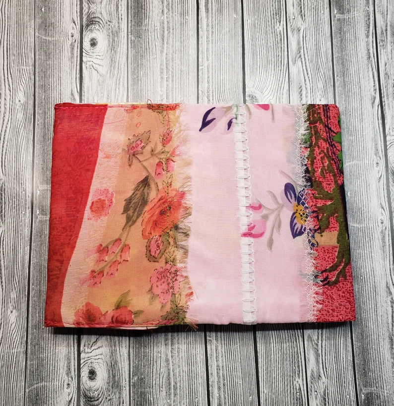 Sari Silk Fabric (half size) Composition Notebook Cover