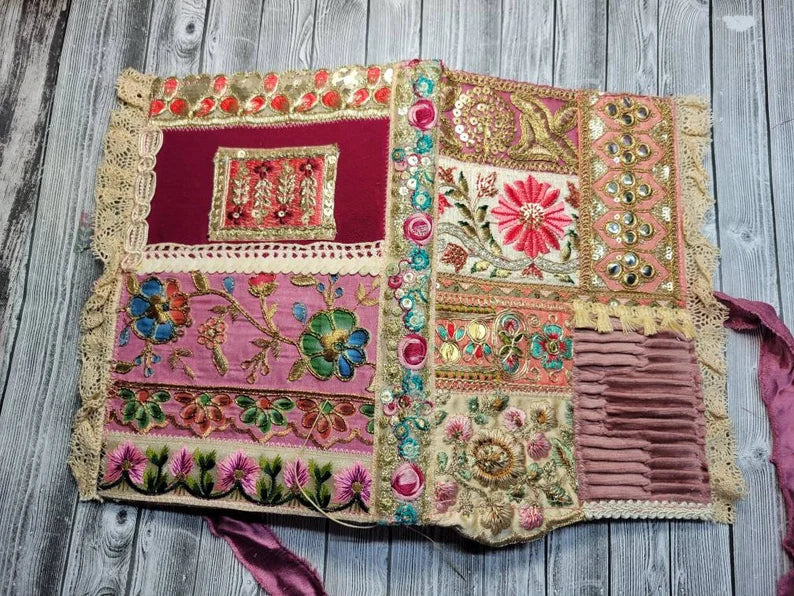 Boho Journal Cover - Dusty Pink & Gold